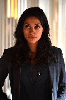 Detective Nicole Dunlop (Rosario Dawson): "The way they bait... is to actually use people from within their own team."